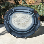 Translucent Crystal Quartz Agate Slice