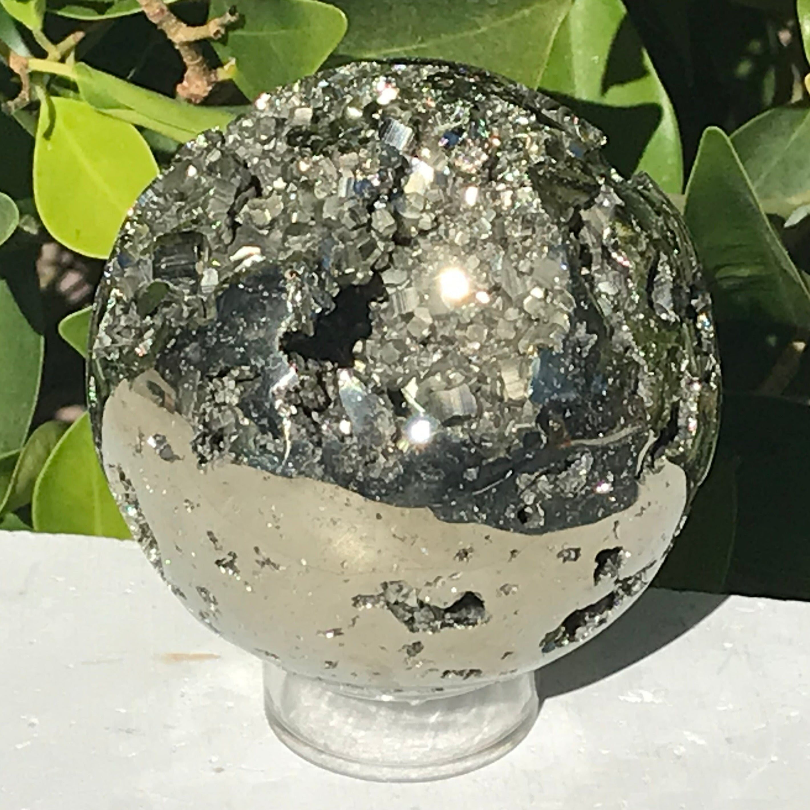 Shiny Peruvian Pyrite Sphere