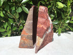 Australian Red Jasper Bookends