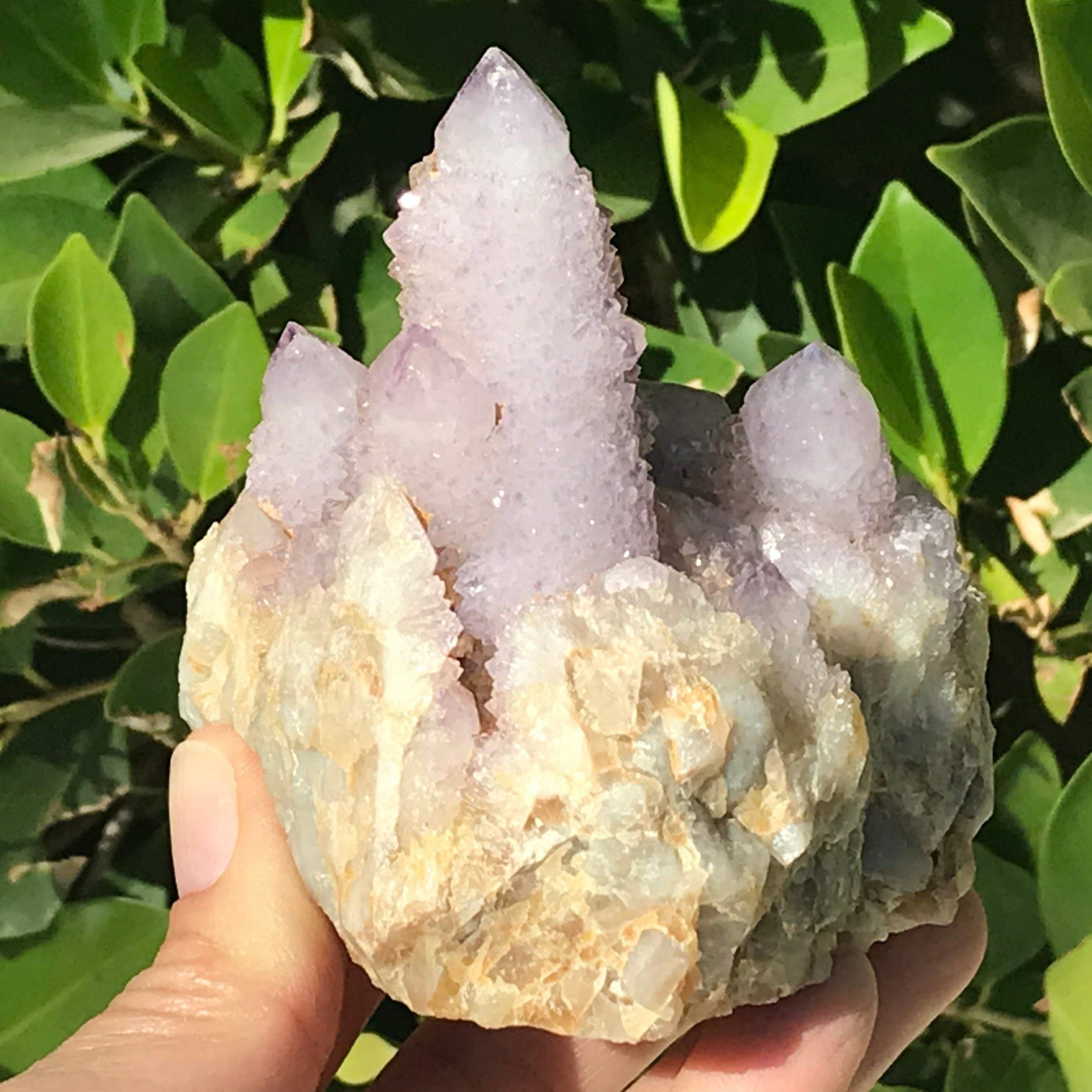 Lavender Crystal African Spirit Quartz Cluster