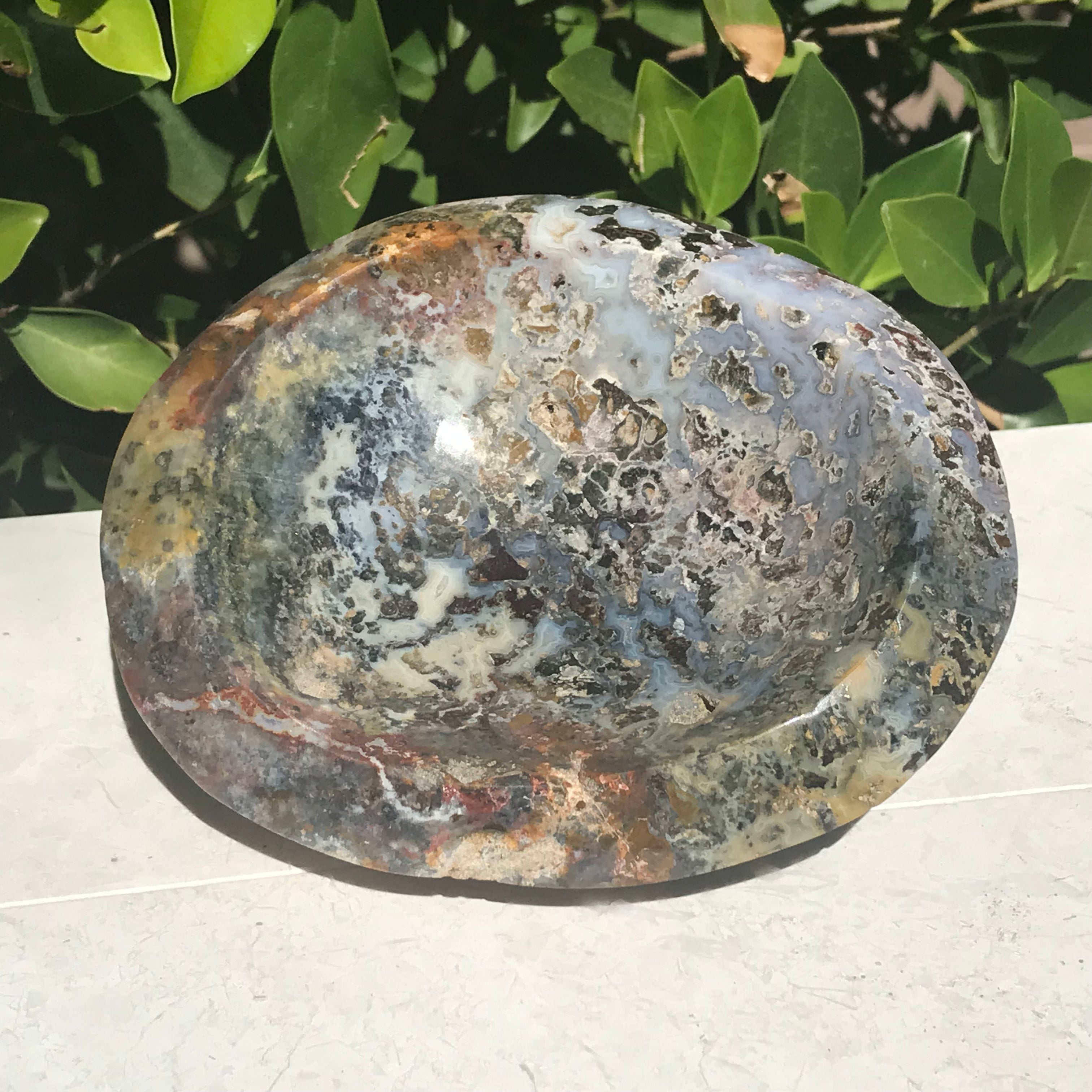 Prismatic Ocean Jasper Bowl