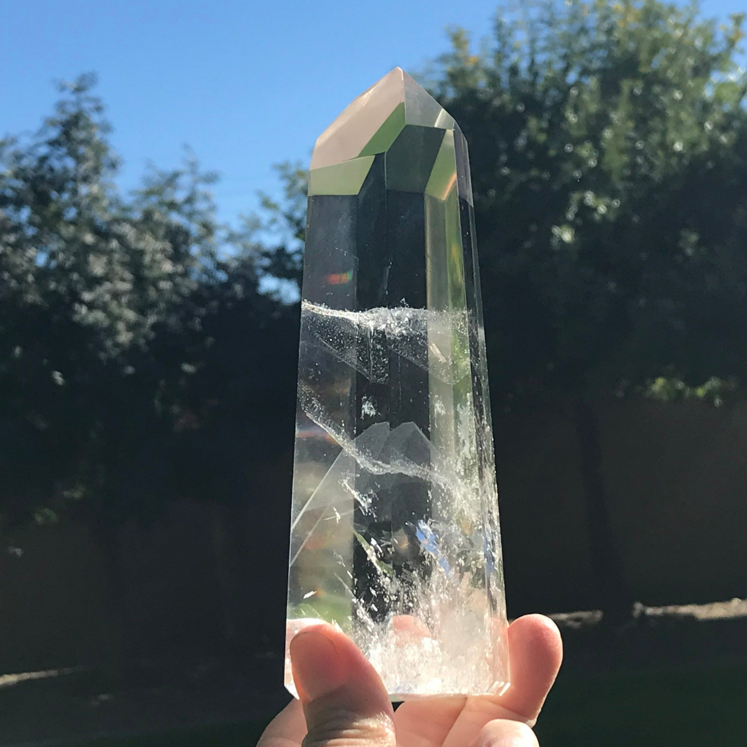 Phantom Brazilian Crystal Point