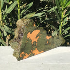Green Epidote Highlighted By Copper Ore