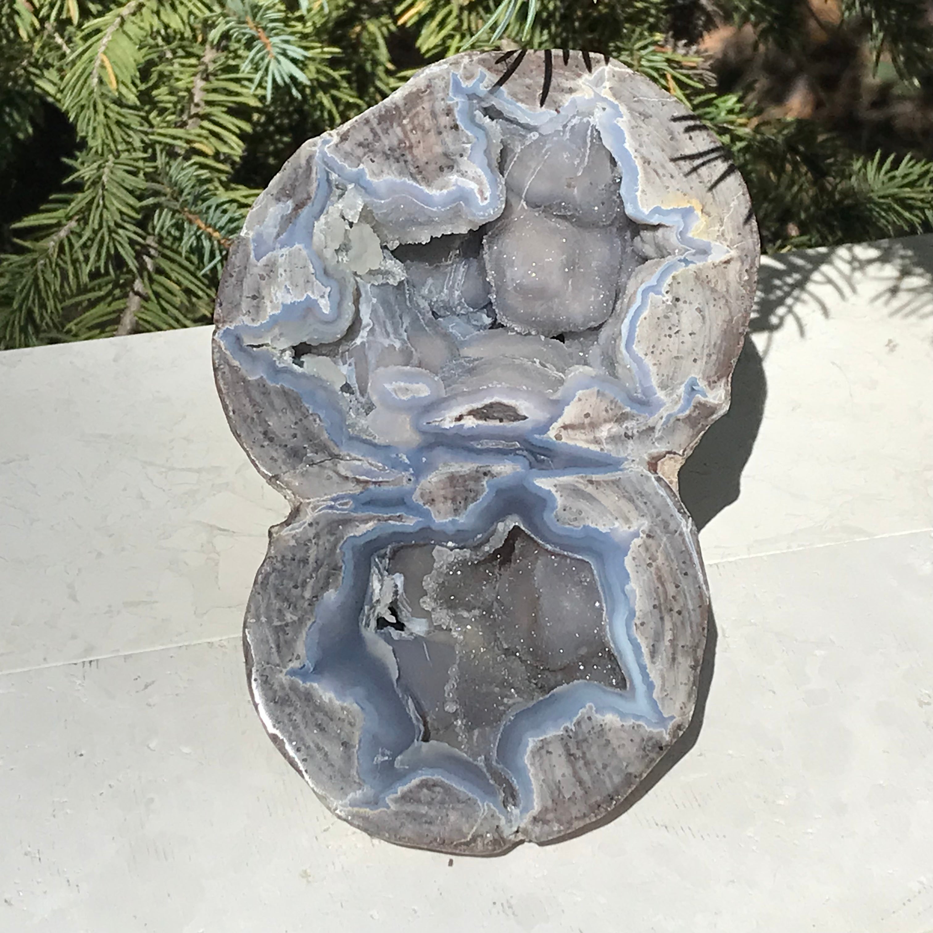 Double Chamber Dugway Geode