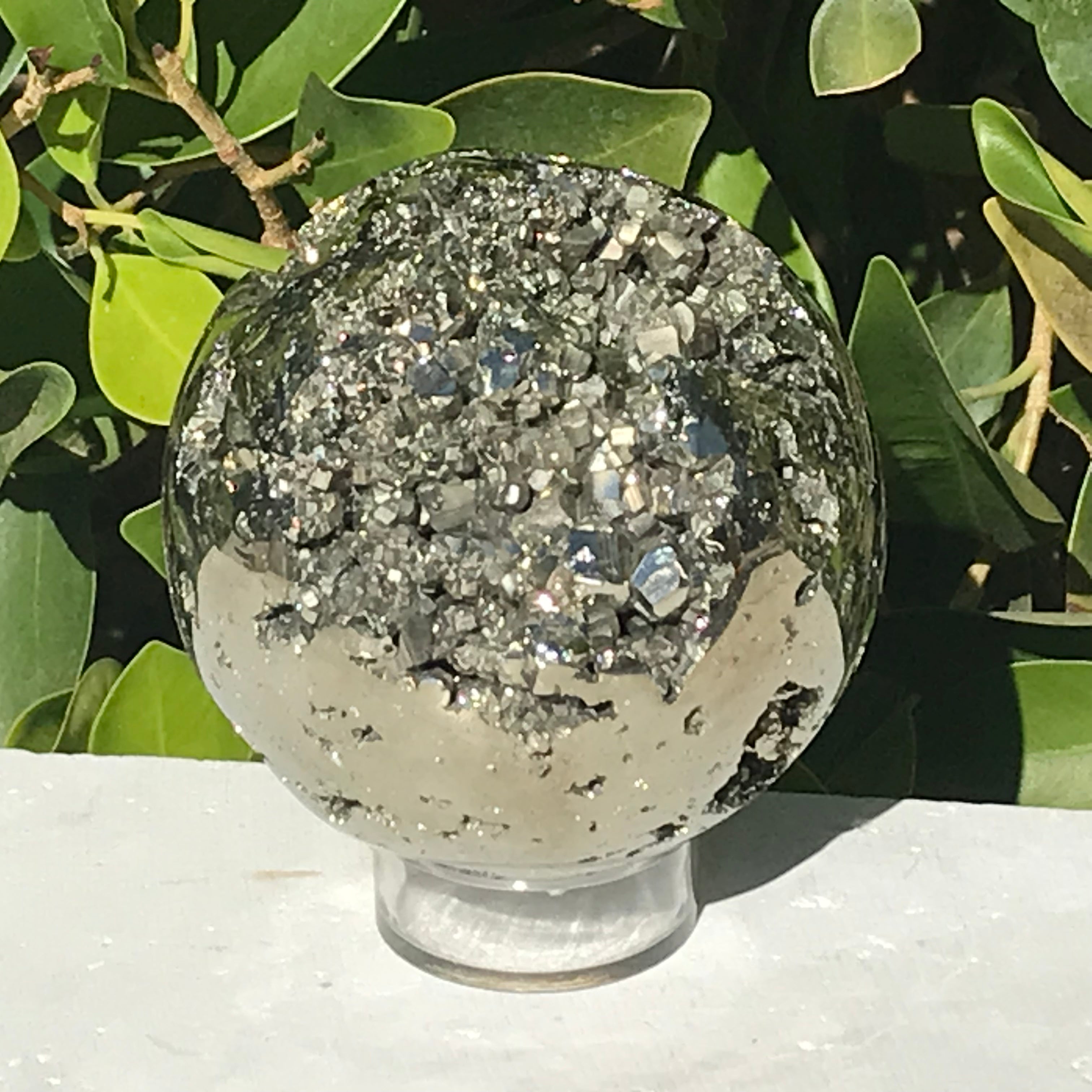 Shiny Peruvian Pyrite Sphere