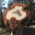 Crystal over Crystals Agate Slice