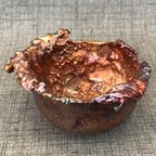 Small Rainbow Splash Copper Bowl