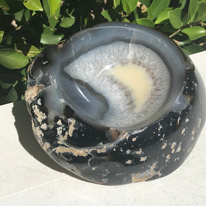 Crescent Moon Agate Bowl