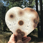 Multitude of Eyes Agate Heart