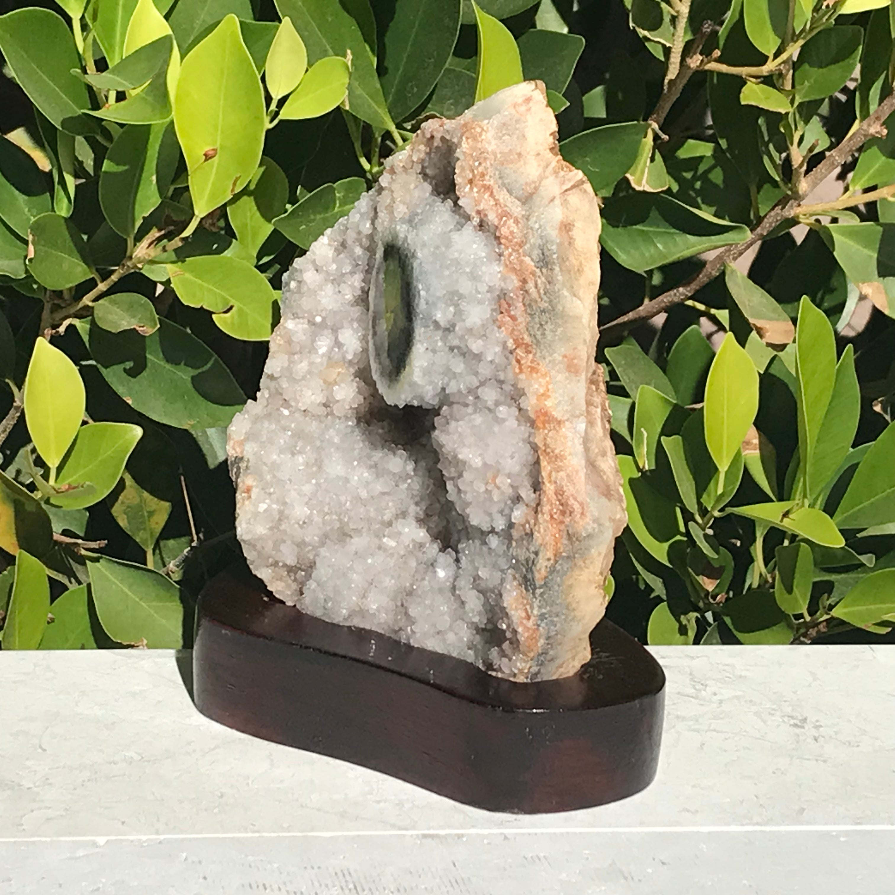 Single Green Eyed Agate Cluster