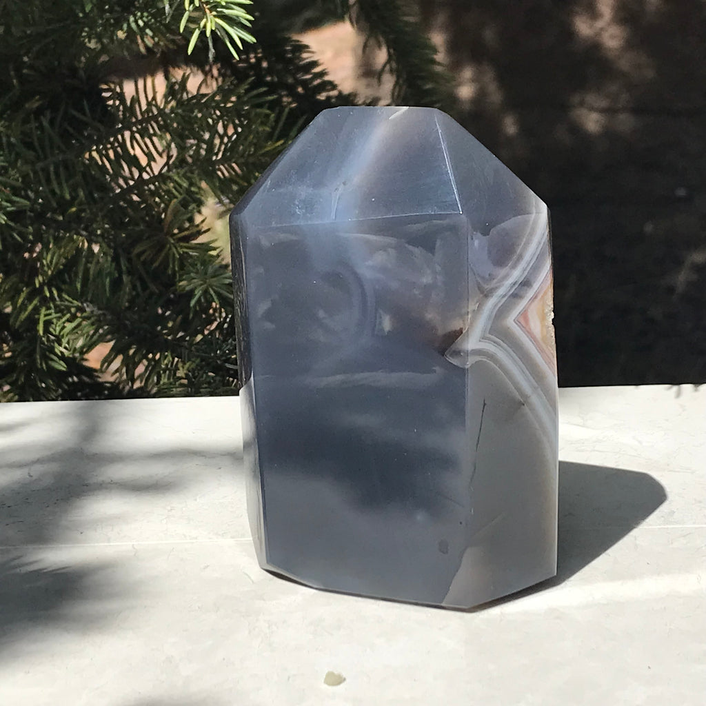 Agate Bands Encased Tower