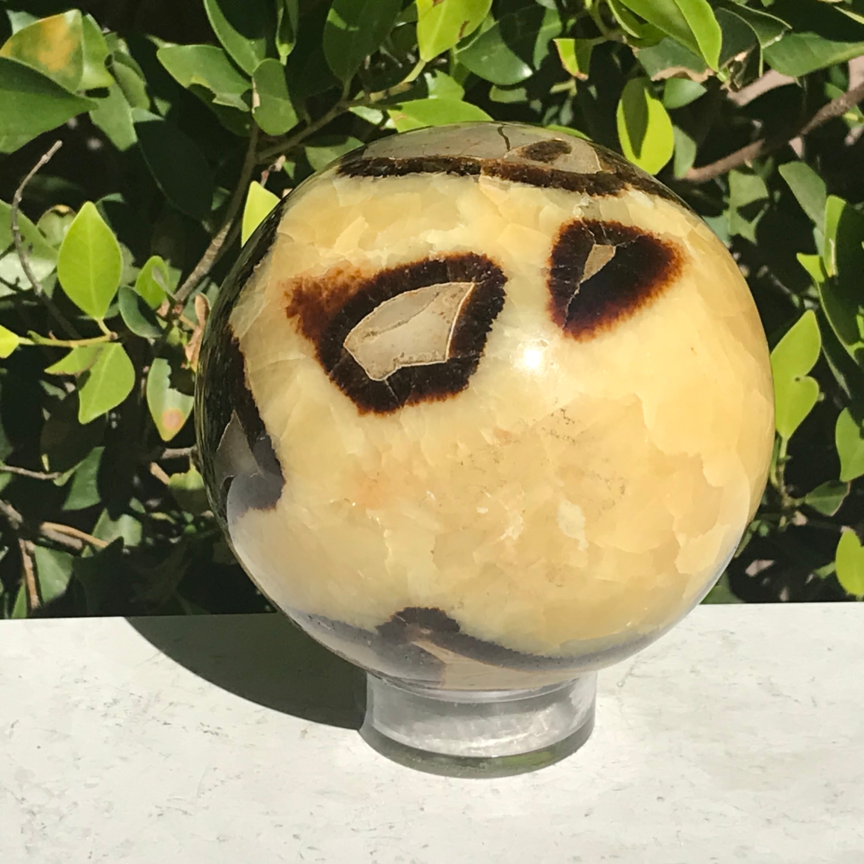 Substantial Septarian Sphere