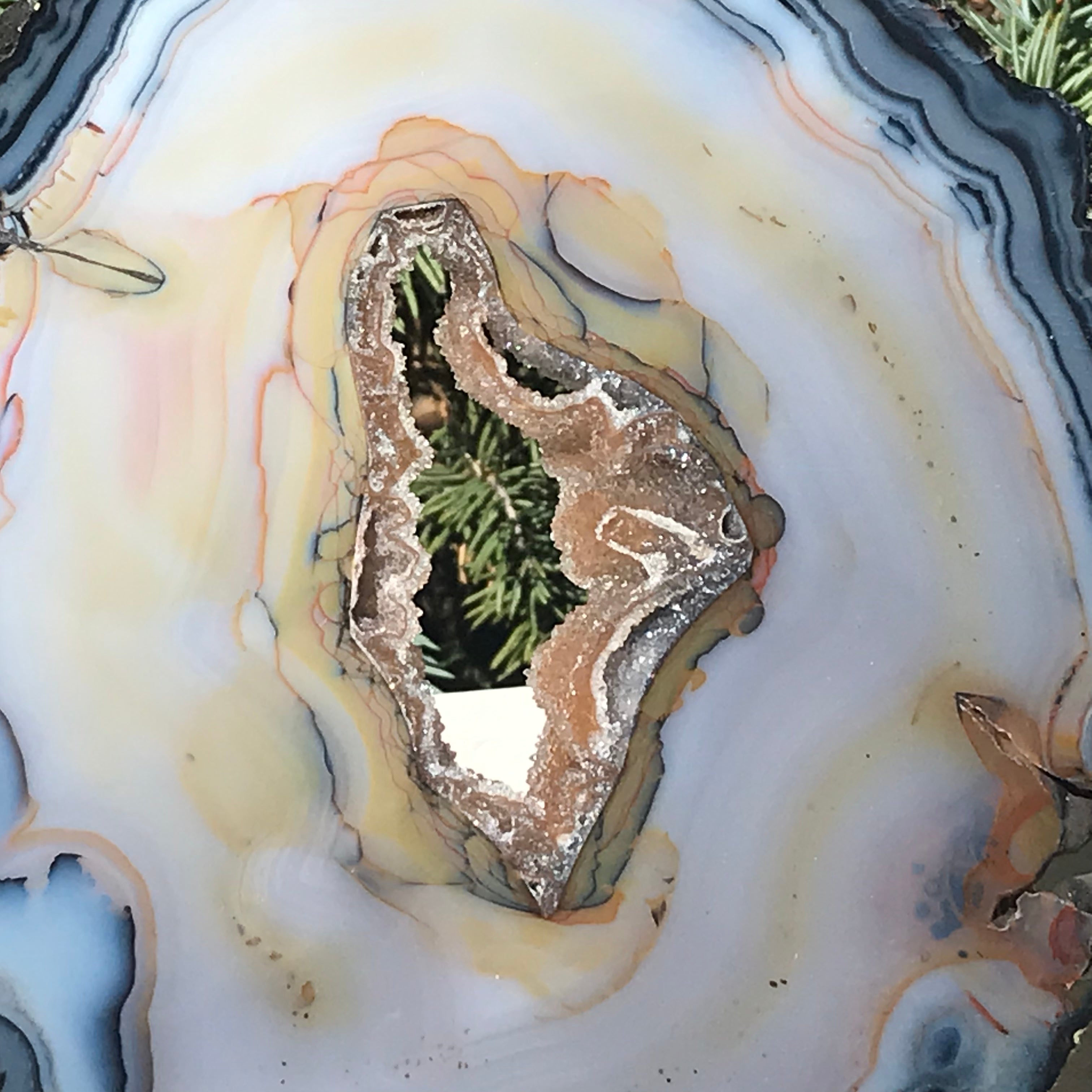 Second of Twins Agate Slice