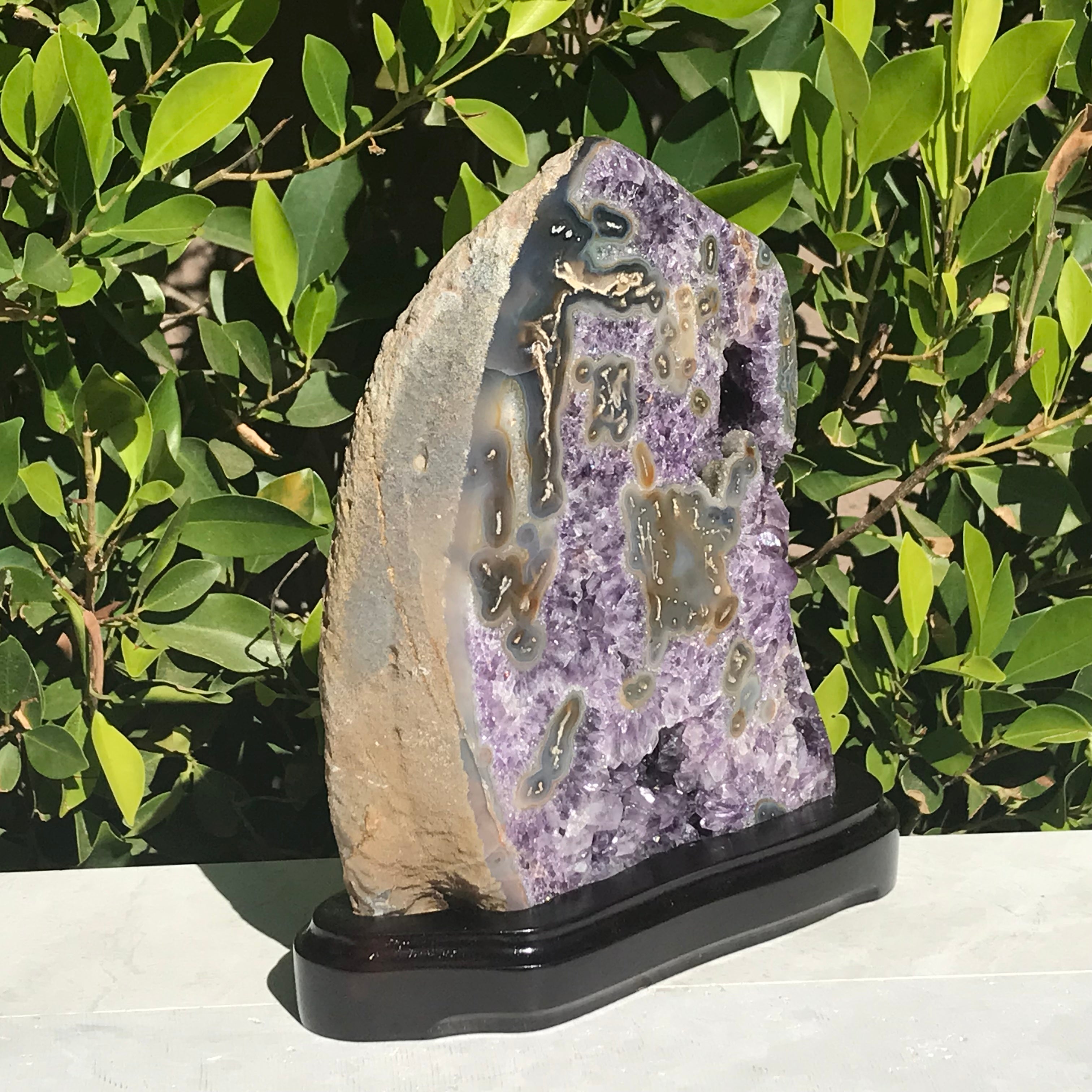 Polished Uruguayan Amethyst Freeform