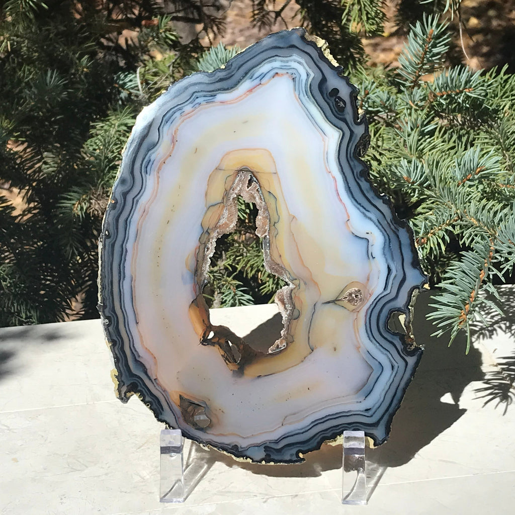 First of Twins Agate Slice