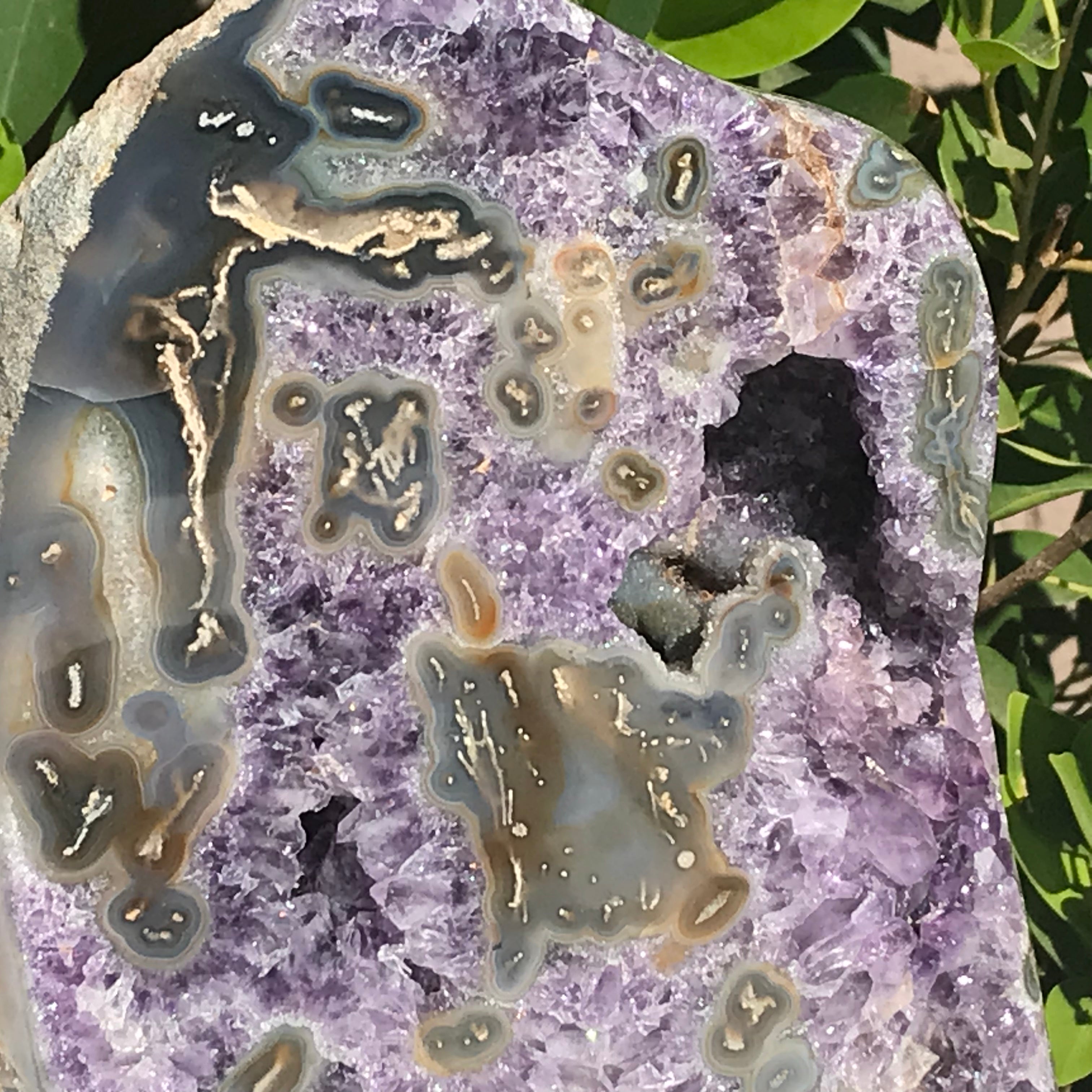 Polished Uruguayan Amethyst Freeform
