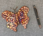 Handcrafted Rainbow Copper Splash Butterfly