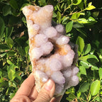 Quartz Crystal Topped Cactus Quartz Slab