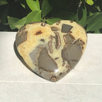 Double Sided Septarian Heart