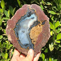 Microcrystalline Quartz Filled Dugway Geode