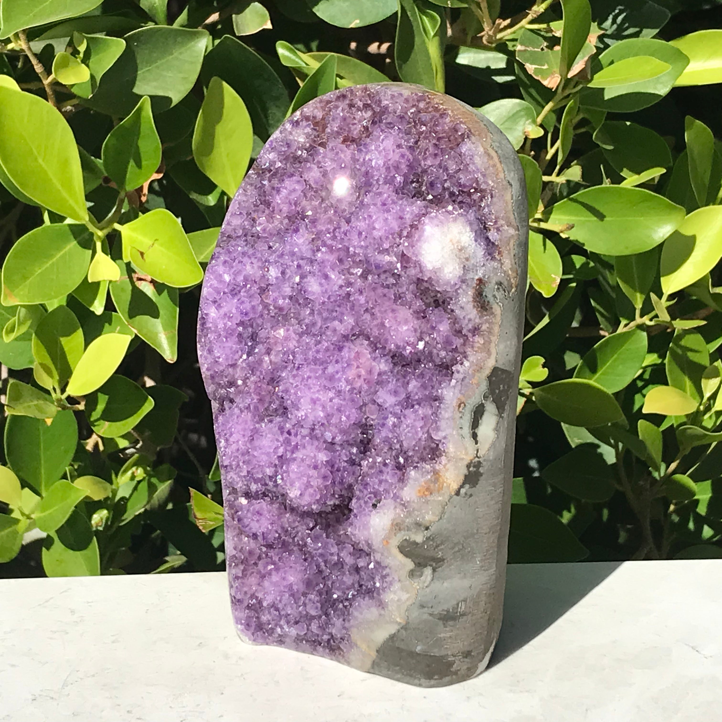 Spherical Amethyst Faced Freeform