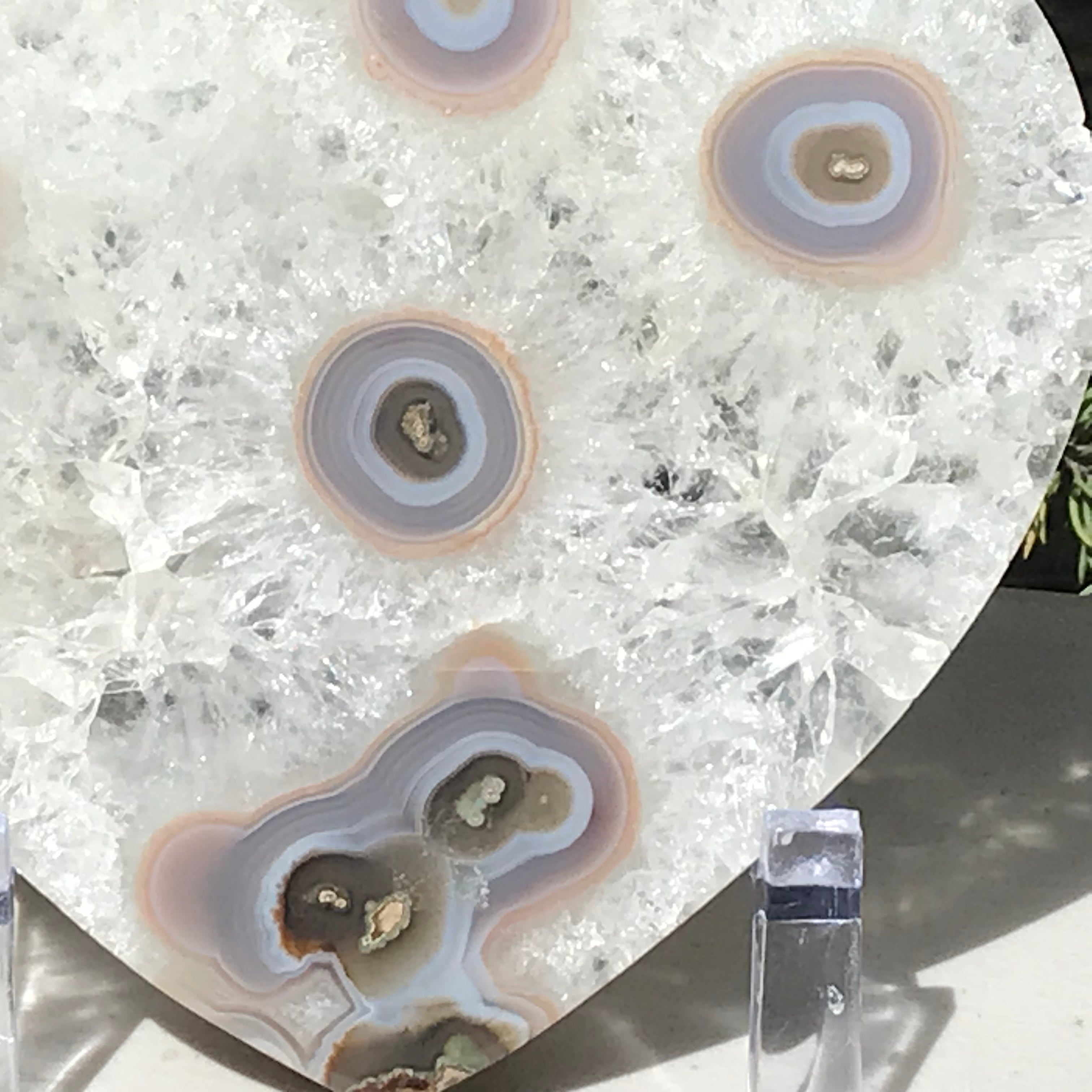 Multitude of Eyes Agate Heart