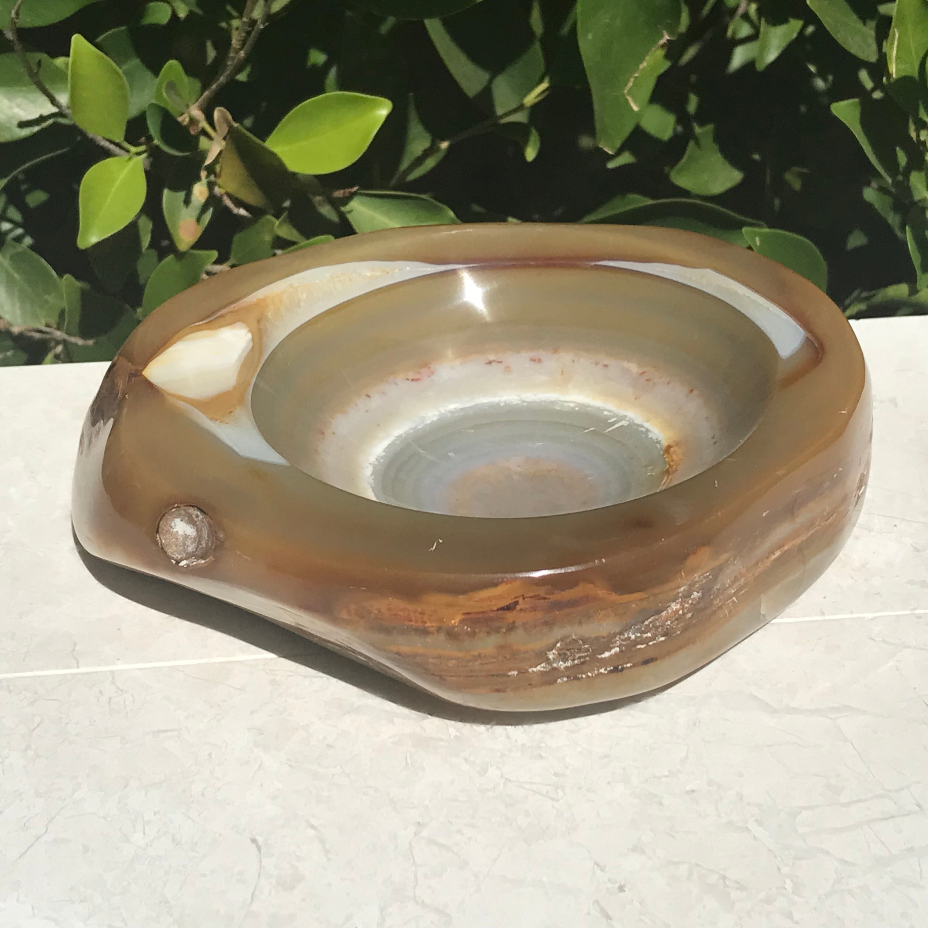 Bull's Eye Agate Bowl