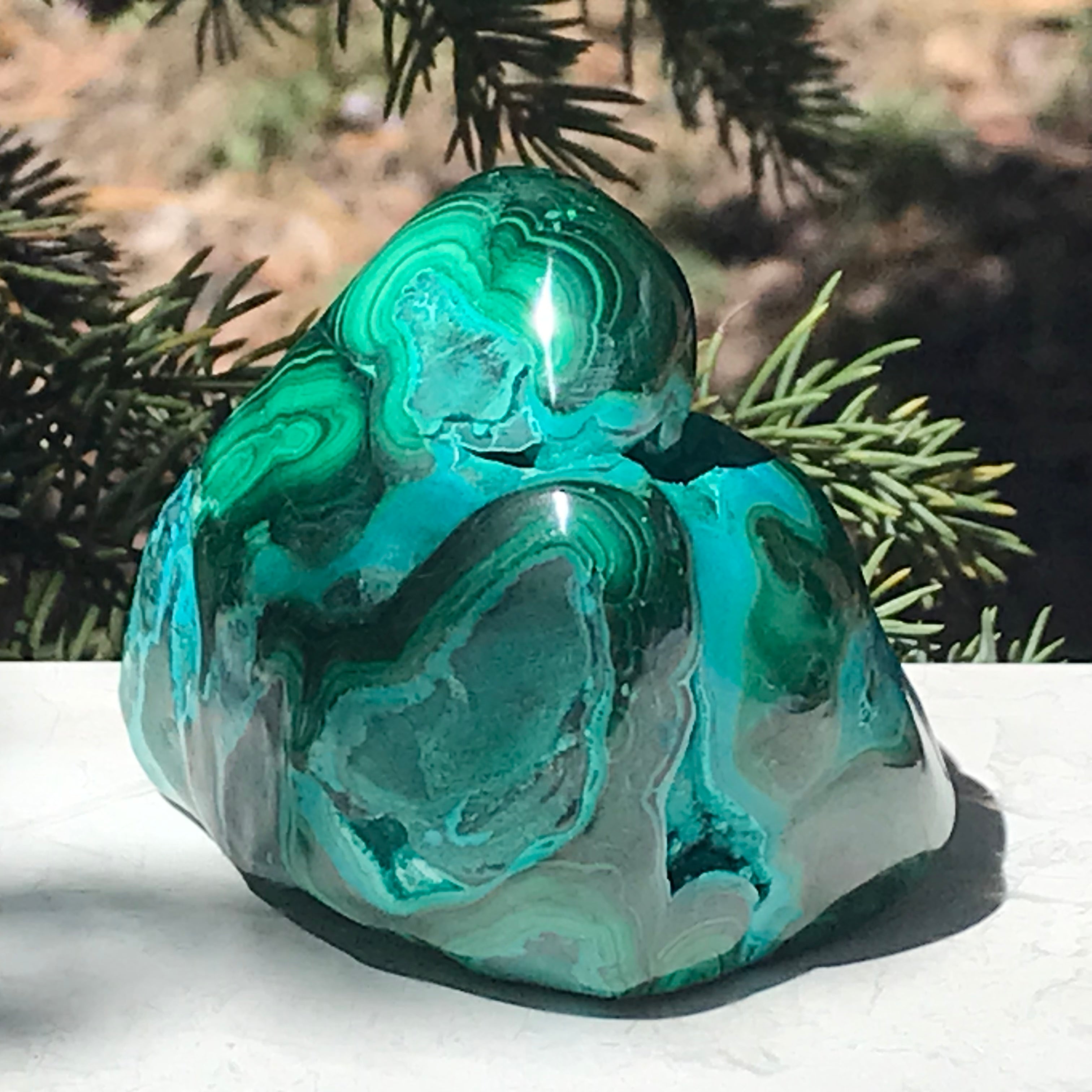 Chrysocolla Faced Malachite