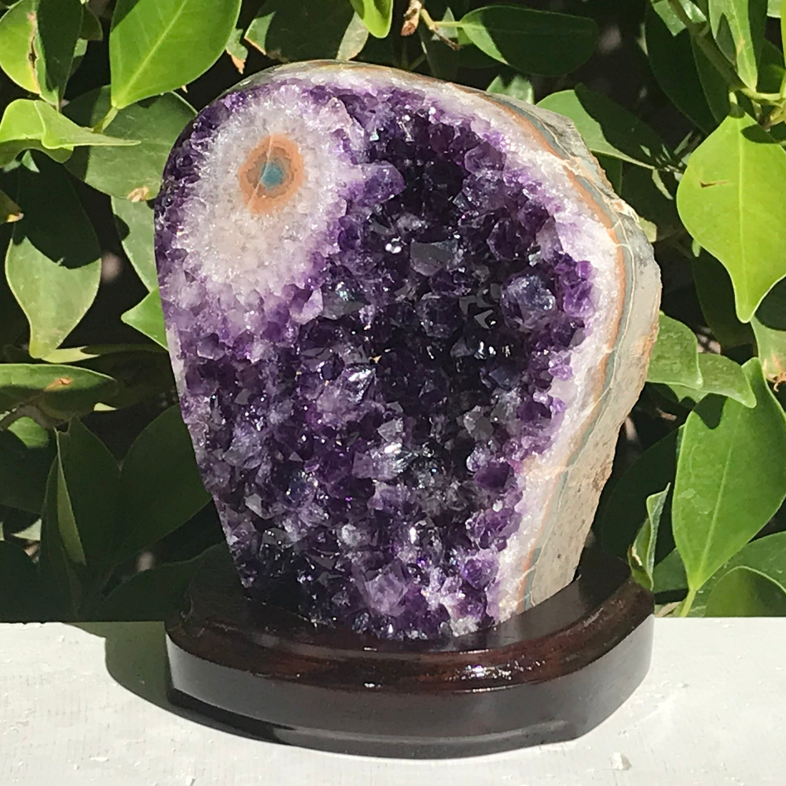 Single Eyed Uruguayan Amethyst Cluster