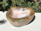 Colorful Banded Agate Bowl