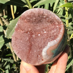 Rainbow Agate Banded Amethyst Sphere