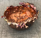 Small Rainbow Splash Copper Bowl