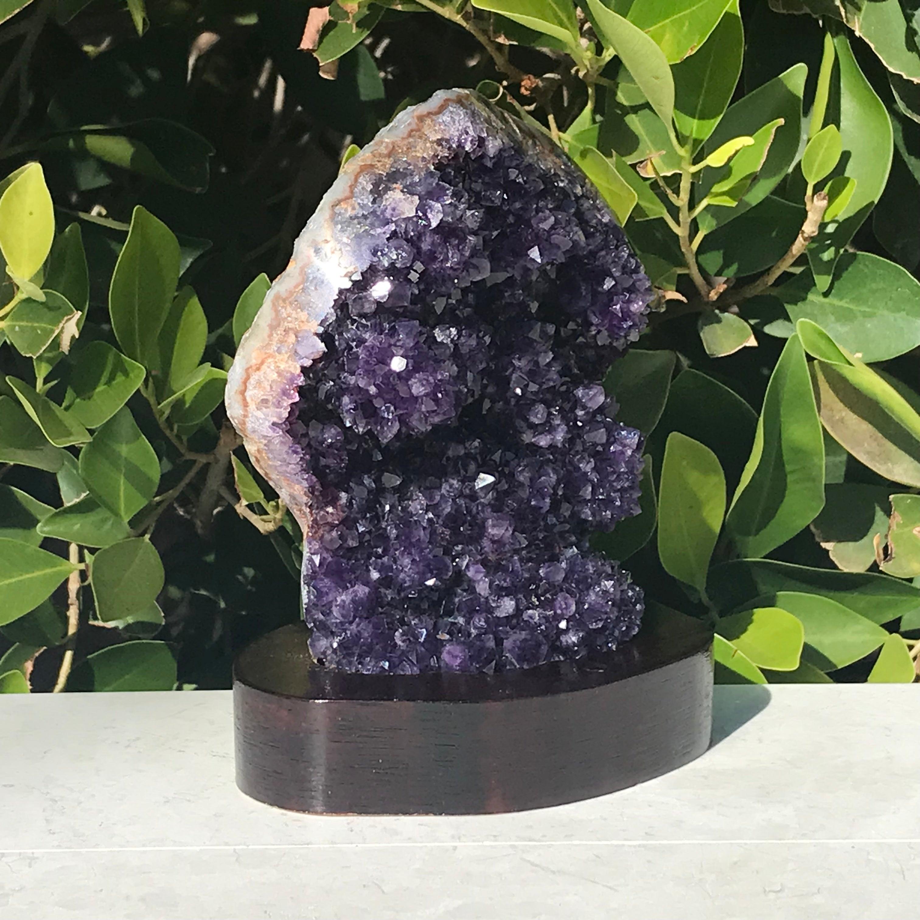 Spherical Amethyst Faced Freeform