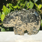 Pyrite Bear Sculpture