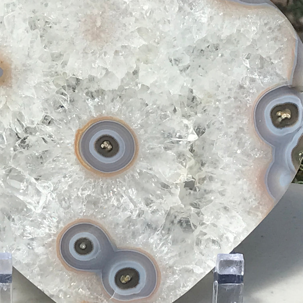Multitude of Eyes Agate Heart