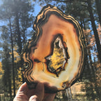 First of Twins Agate Slice