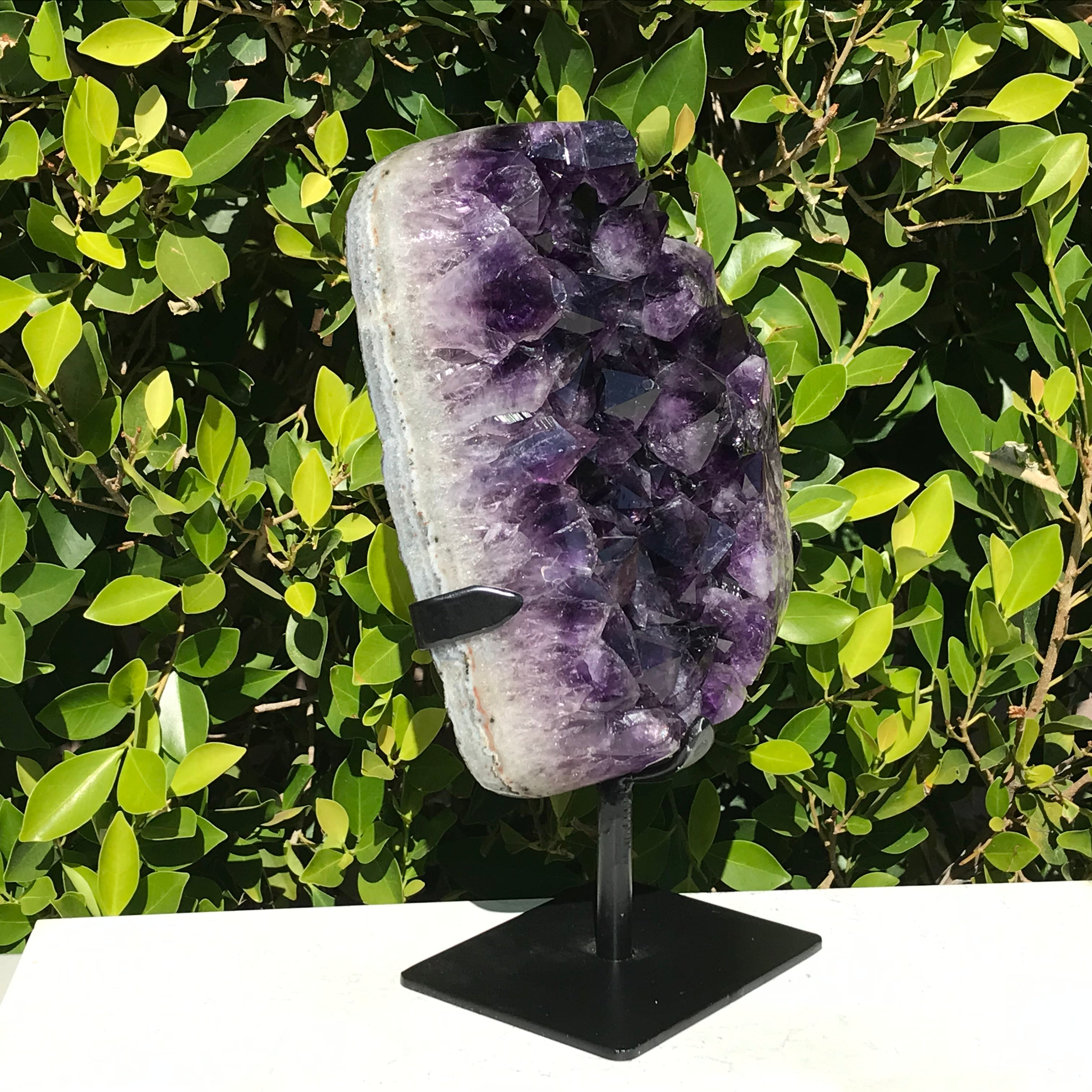 Large Amethyst Crystals Cluster