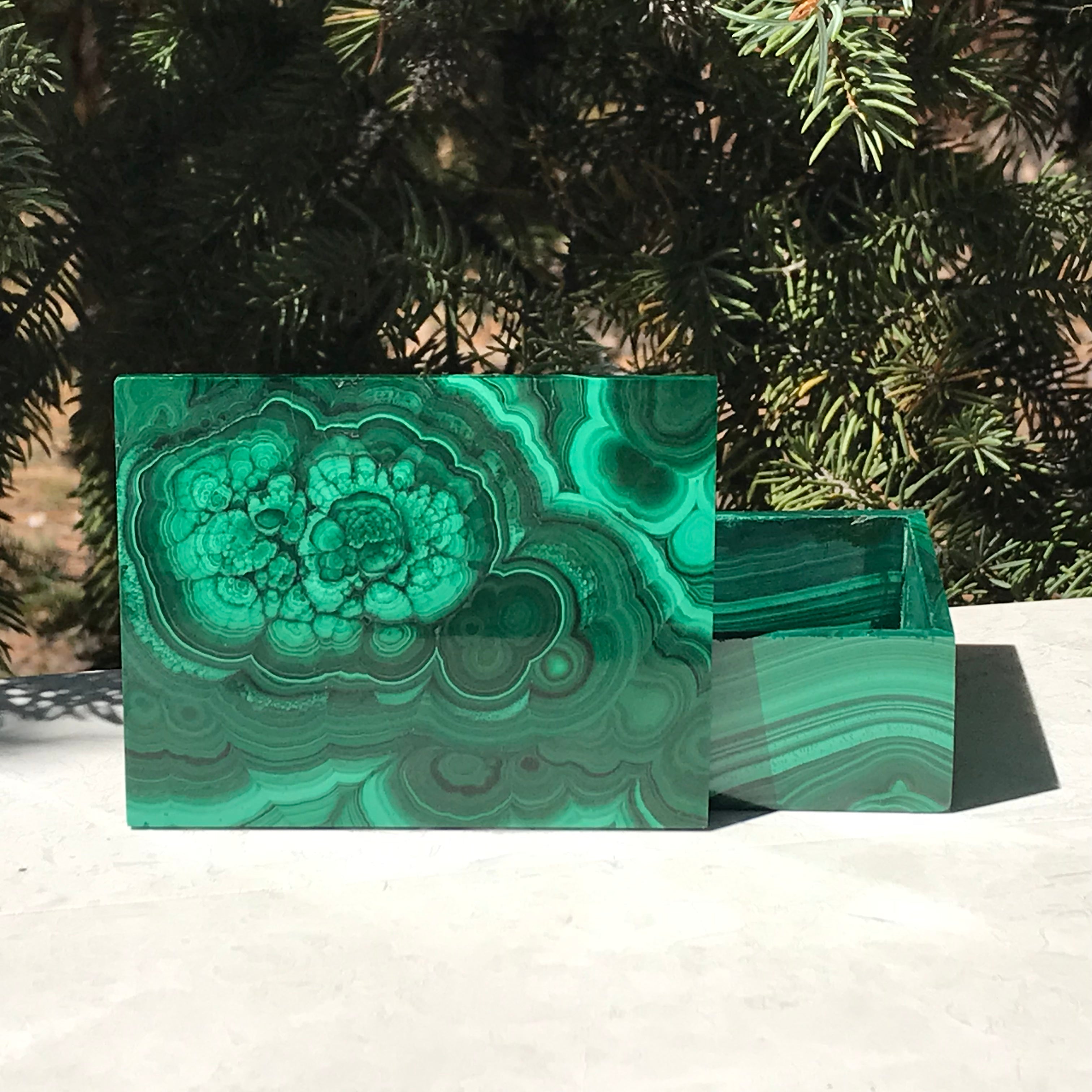 Malachite Jewelry Box