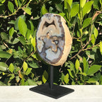 Standing Polished Agate Geode