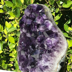 Large Amethyst Crystals Cluster