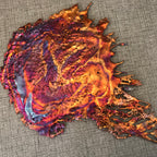 Flashy Rainbow Splash Copper Decor