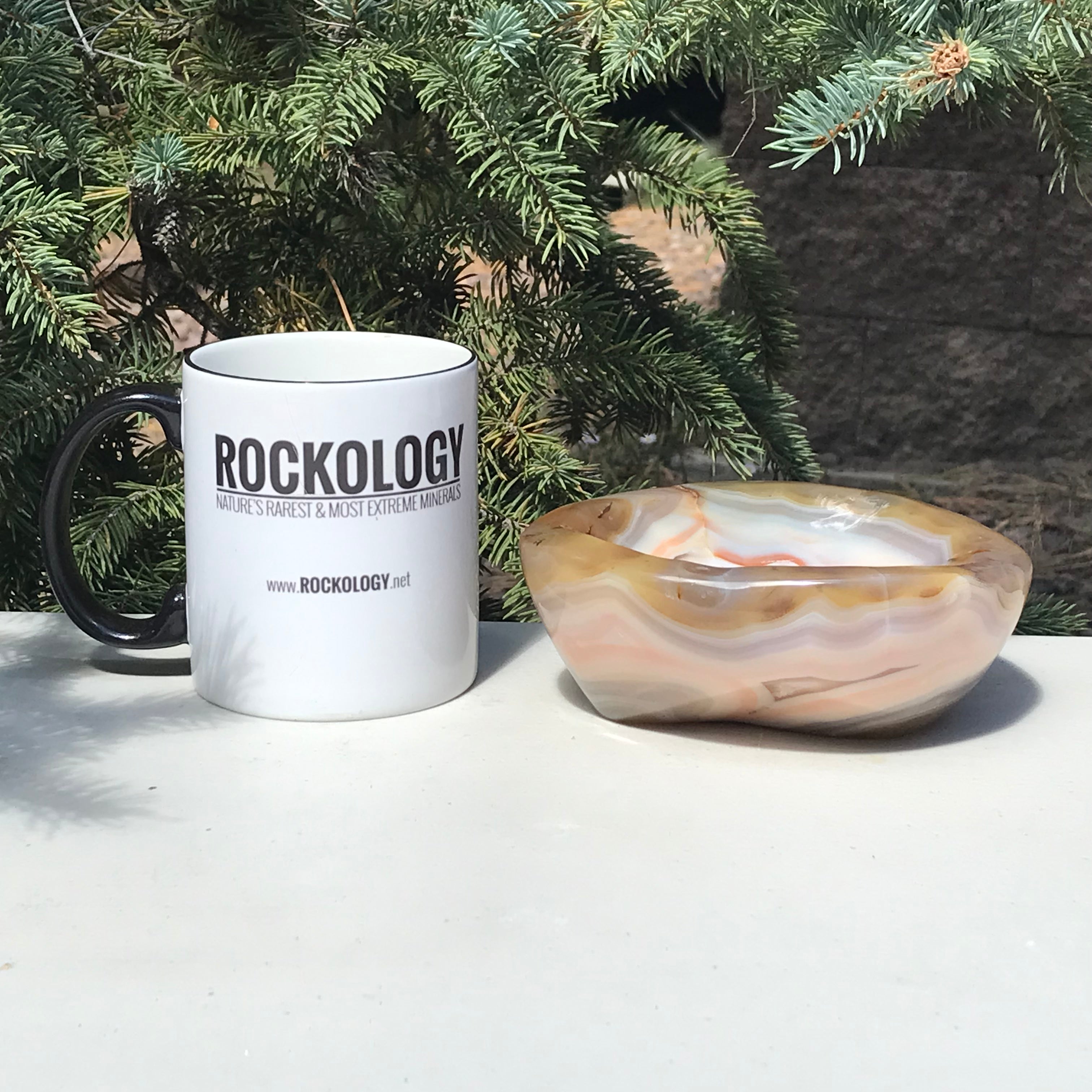 Colorful Banded Agate Bowl