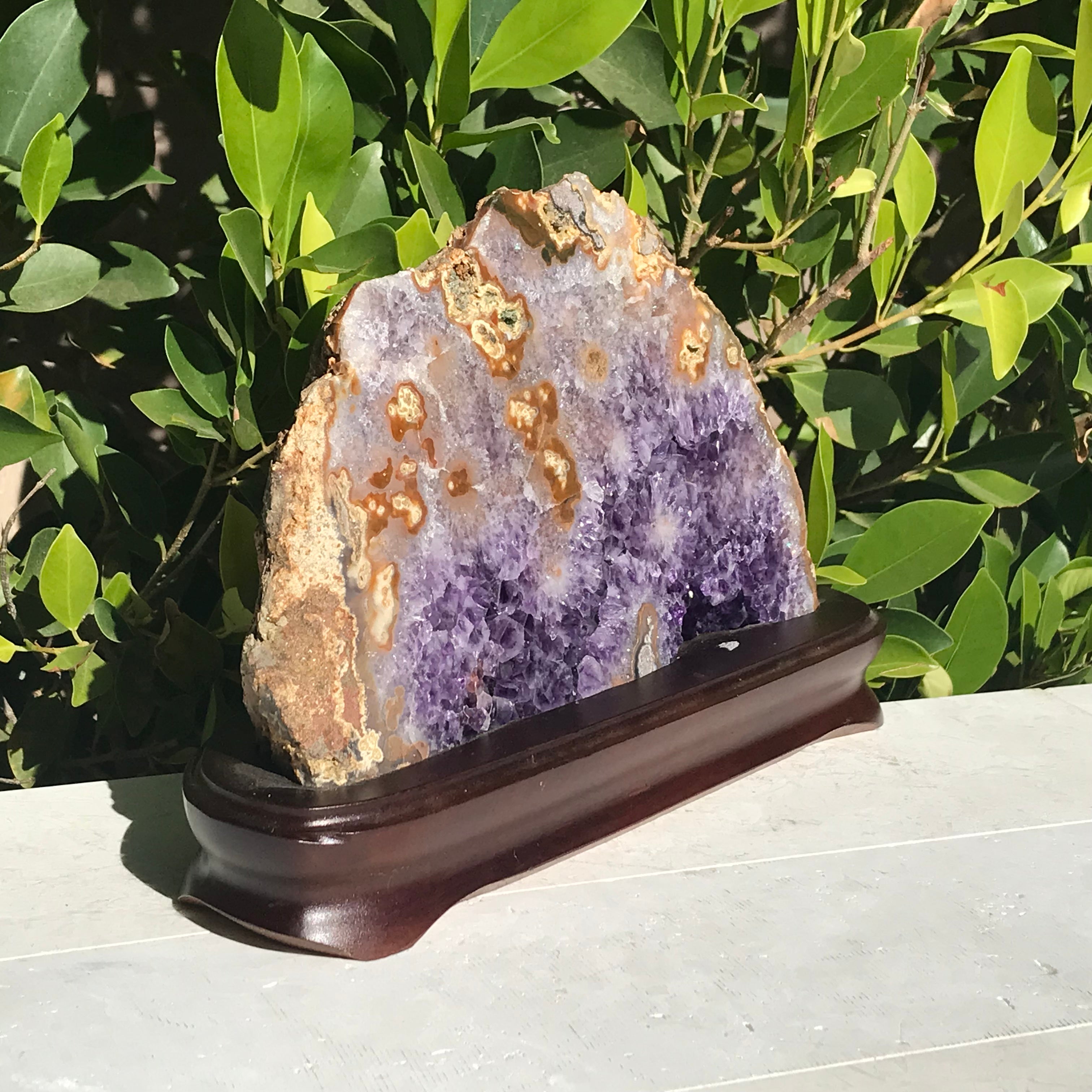 Brazilian Amethyst/Agate Slab