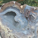 Glittering and Banded Dugway Geode #2 of Pair