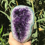 Brilliant Blue & Green Banded Amethyst Freeform