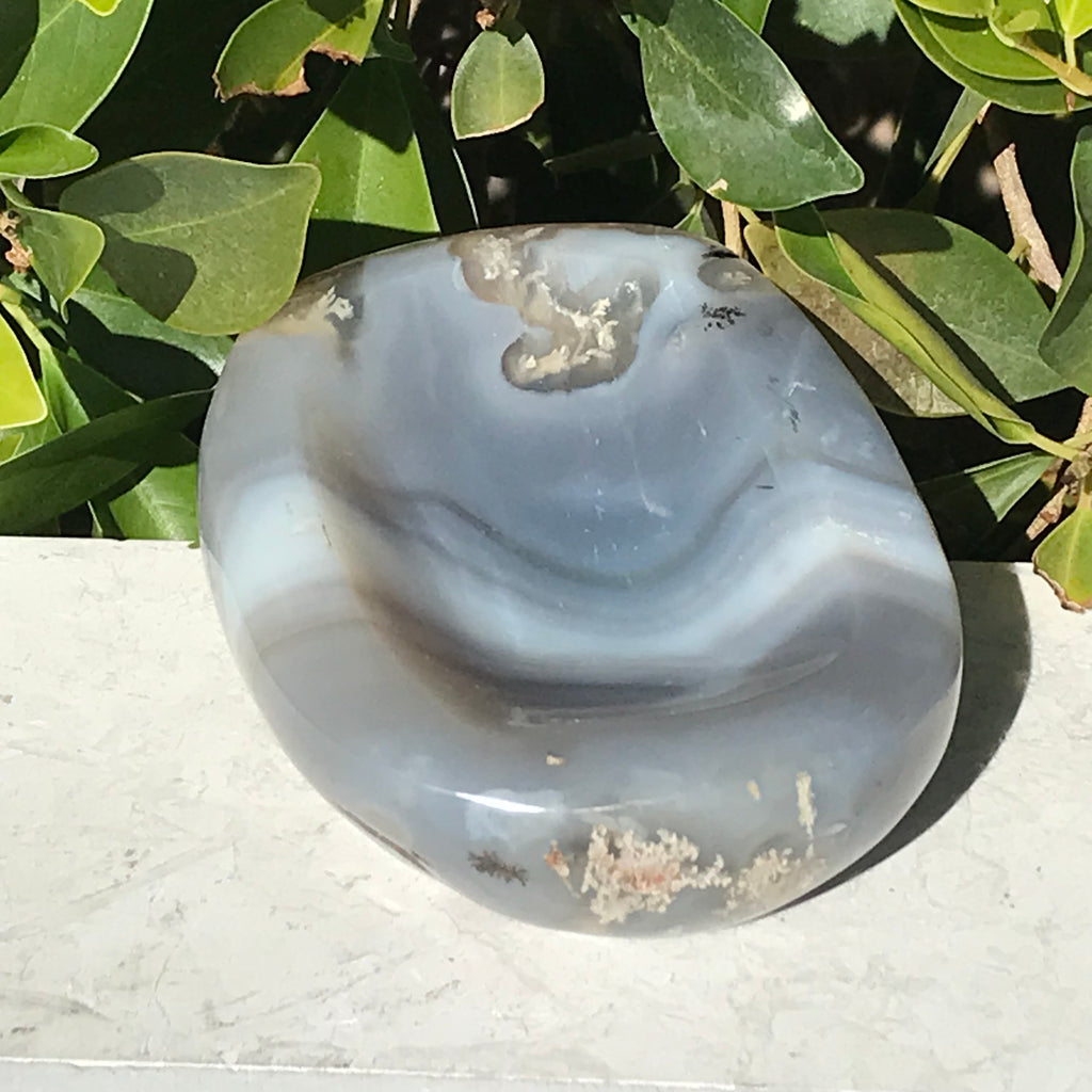 Hues of Blue Agate Bowl