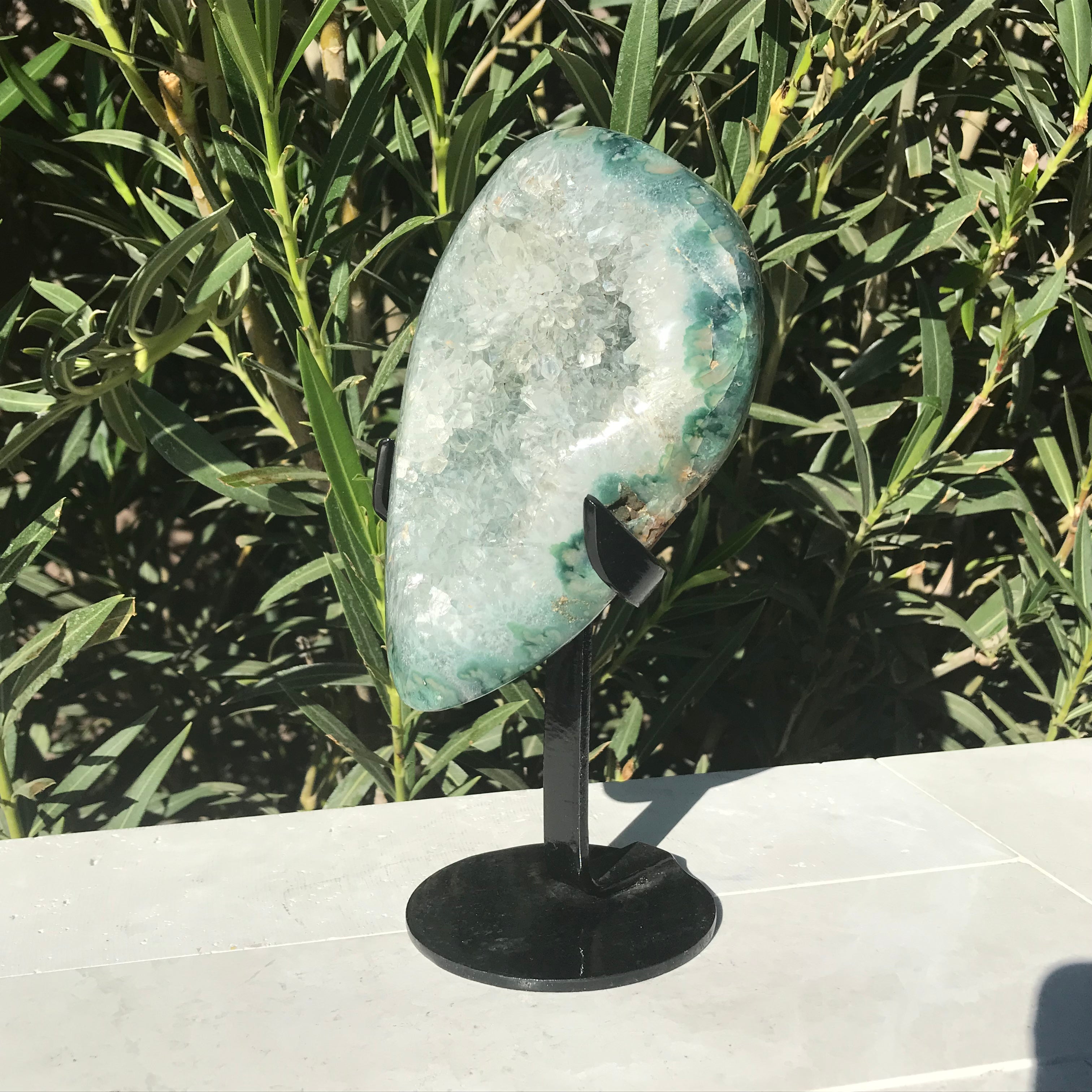 Quartz Crystal filled Agate Geode
