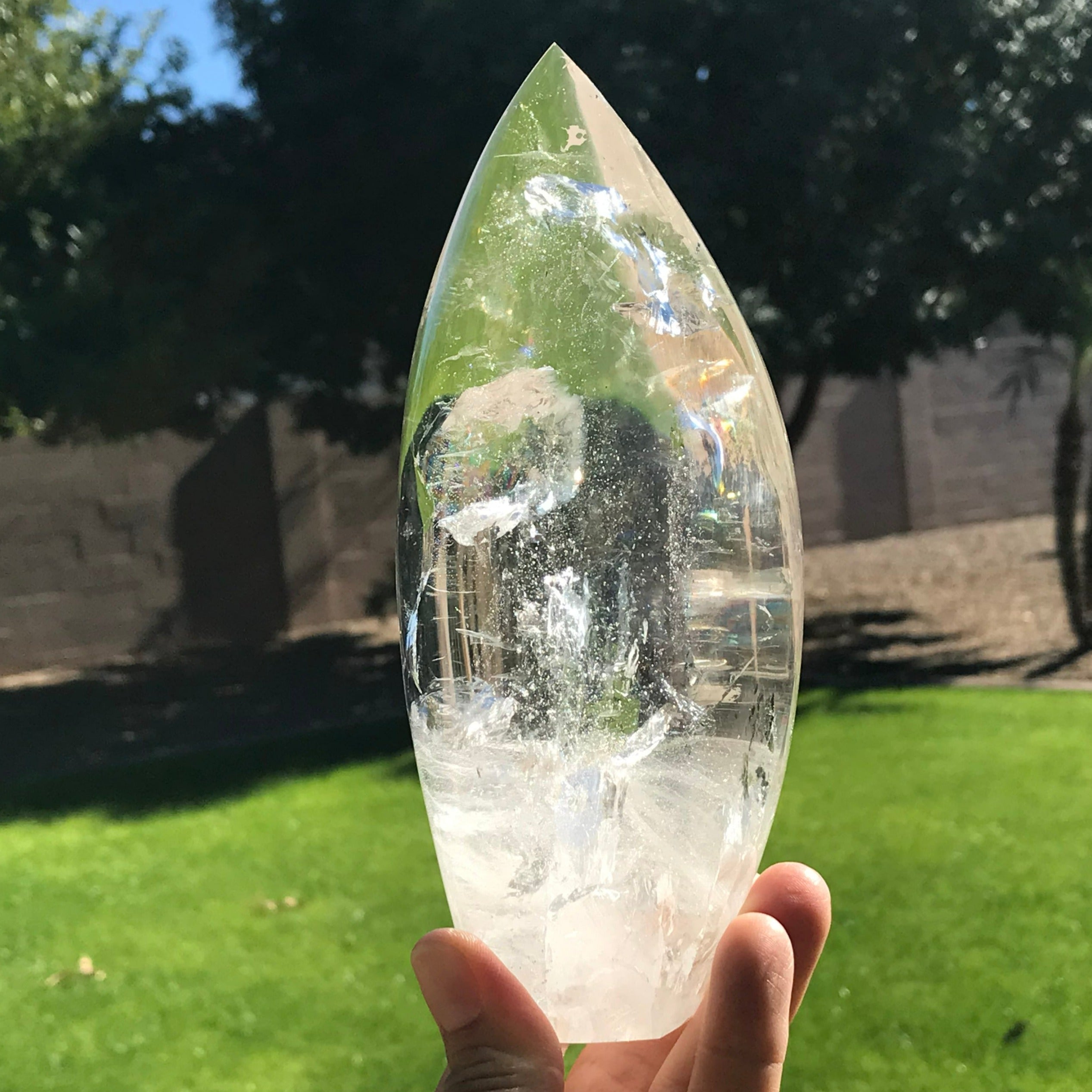 Elegant Crystal Flame