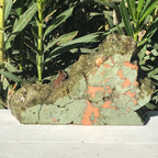 Green Epidote Highlighted By Copper Ore
