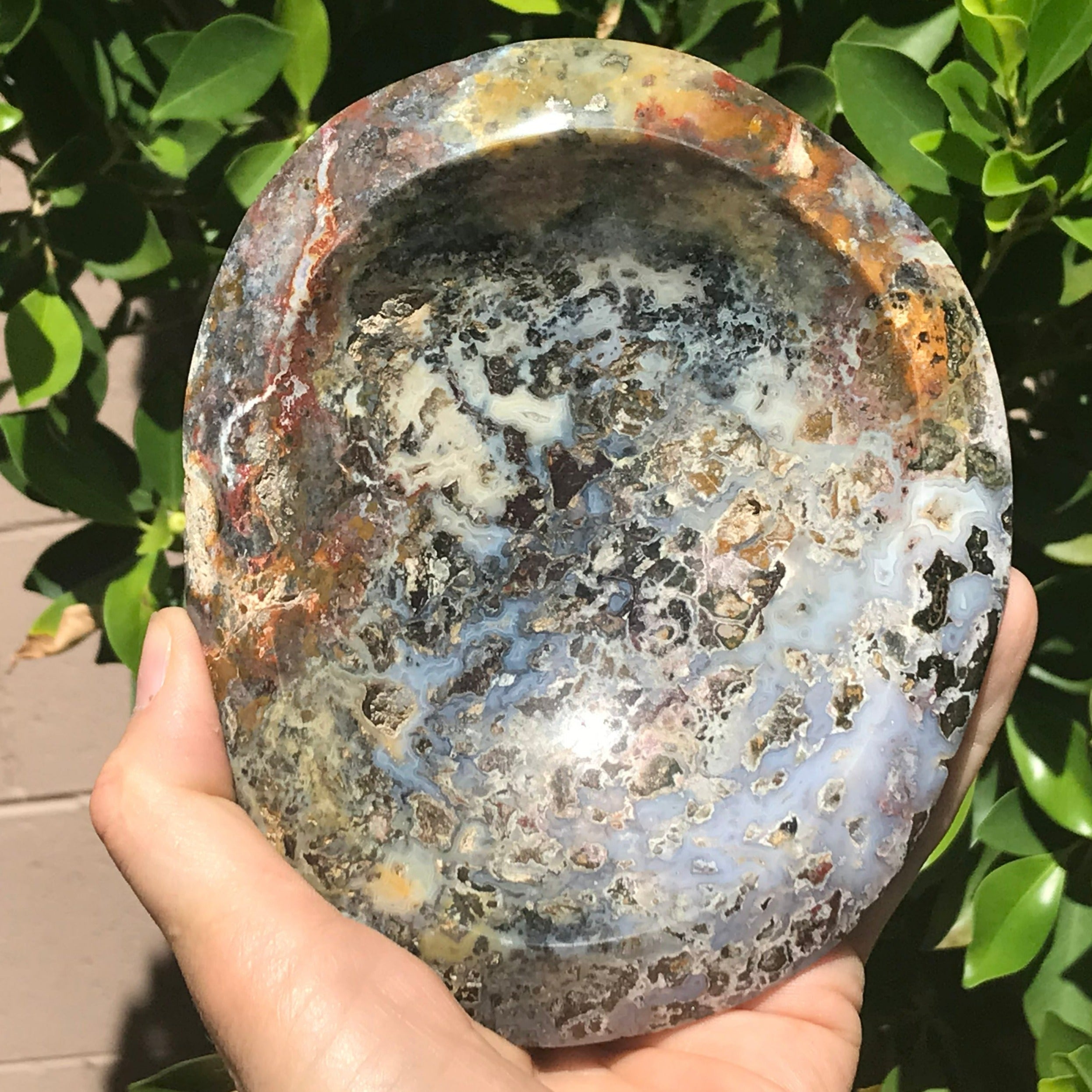 Prismatic Ocean Jasper Bowl